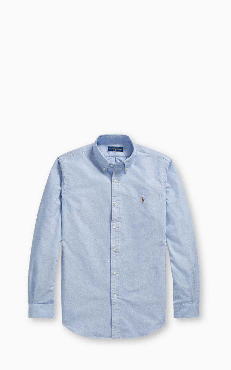 Chemise Oxford Custom Fit bleue, Polo Ralph Lauren