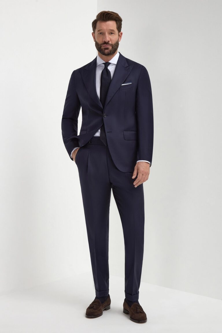 Costume bleu Pini Parma Soragna Capsule Collection, fabriqué en Italie