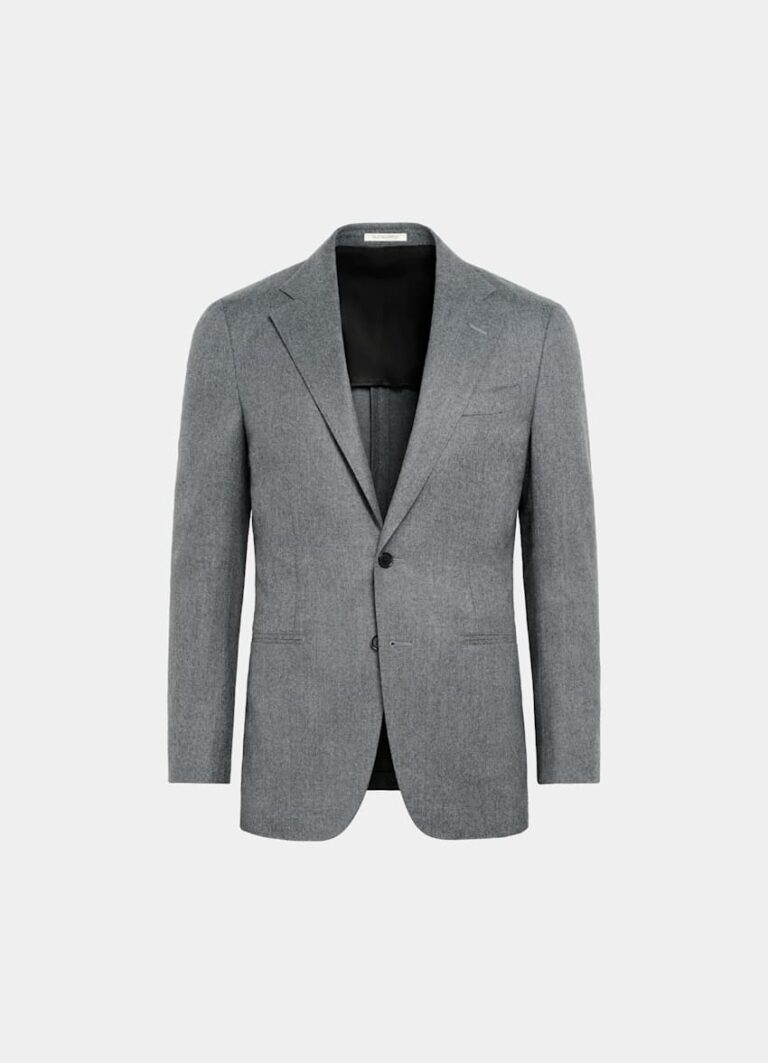 Costume Suitsupply Havana gris moyen en flanelle de laine