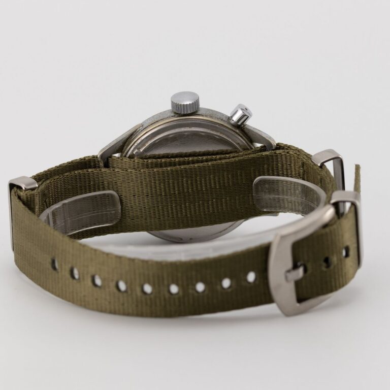Détail du chronographe Hanhart, vers 1941