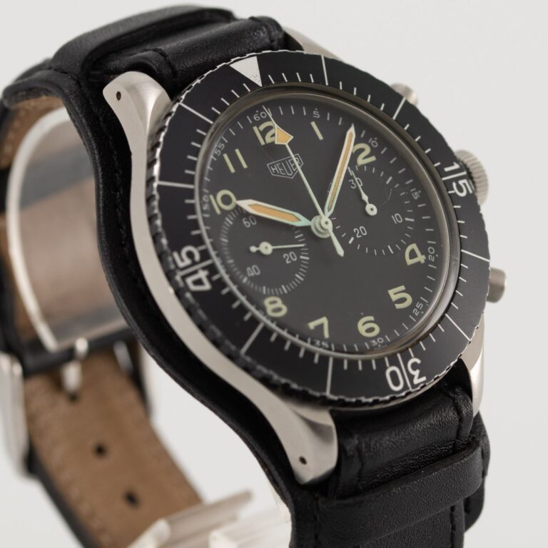 Détail de la Heuer Bundeswehr, vers 1972