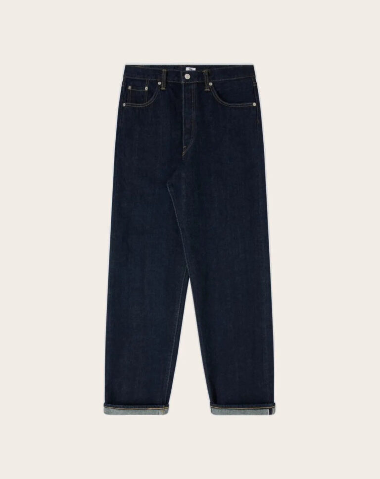 Jean Loose Fit Edwin en denim selvedge japonais Kurabo bleu foncé