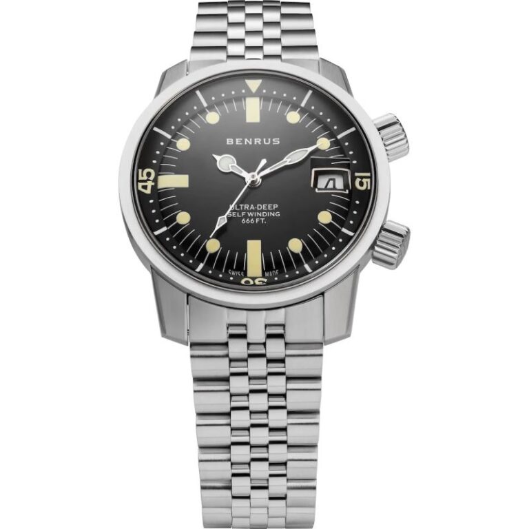 Montre Benrus Ultra-Deep automatique, 36,5 mm