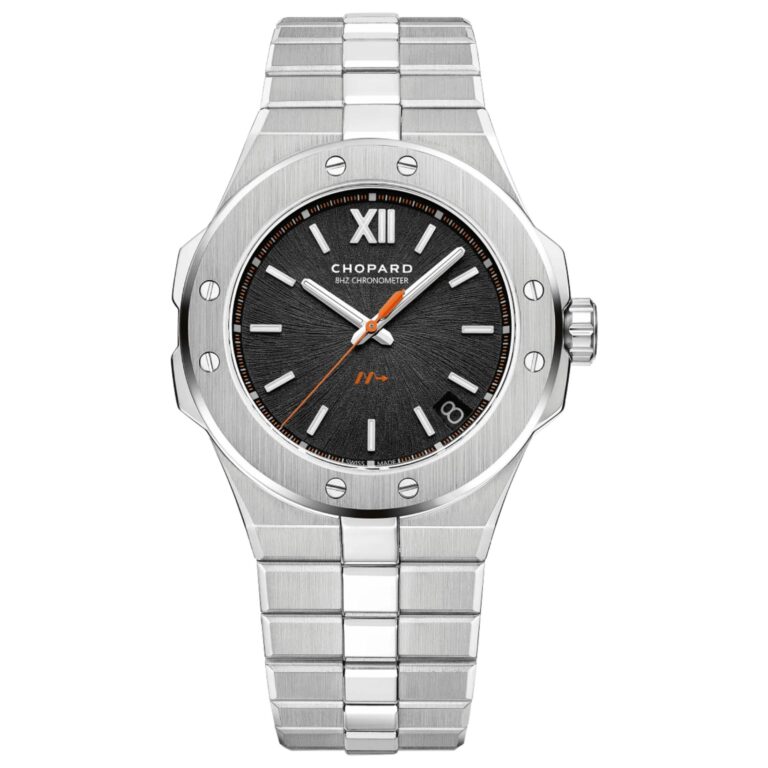 Montre Chopard Alpine Eagle Cadence 8HF automatique à cadran noir et bracelet titane, 41 mm