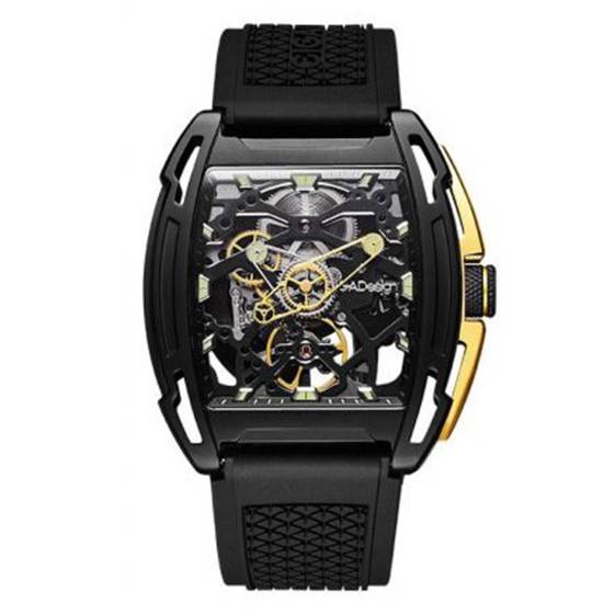 Montre squelette Ciga Design Série Z Exploration Black-Gold, édition limitée