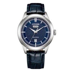 Montre Citizen Elegance Classic Eco-Drive AW0151-00L à cadran bleu