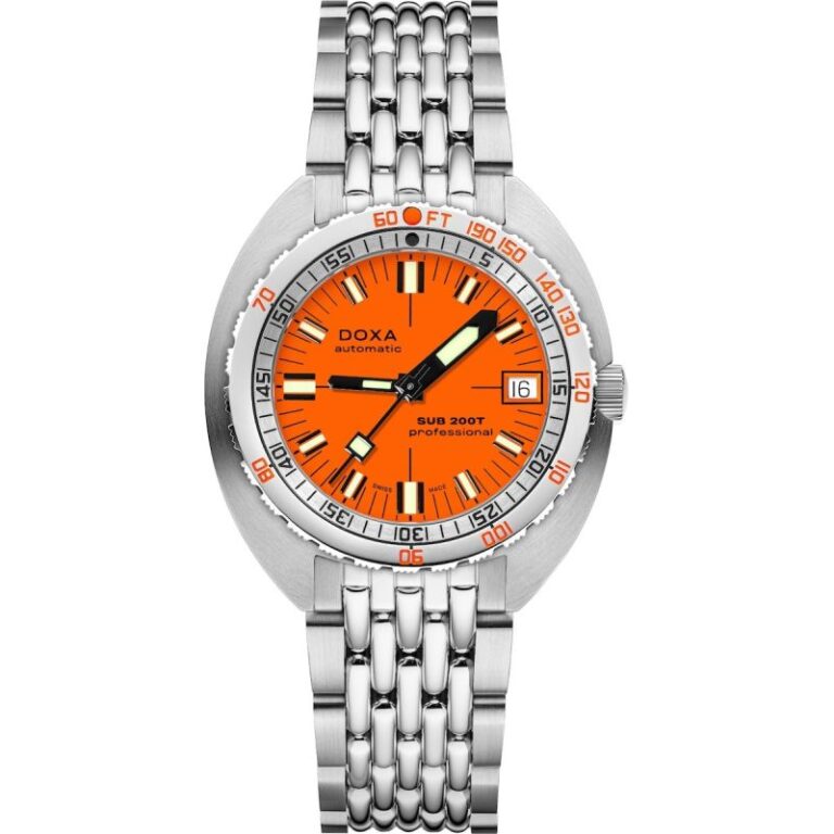 Montre Doxa SUB 200T Professional à cadran orange