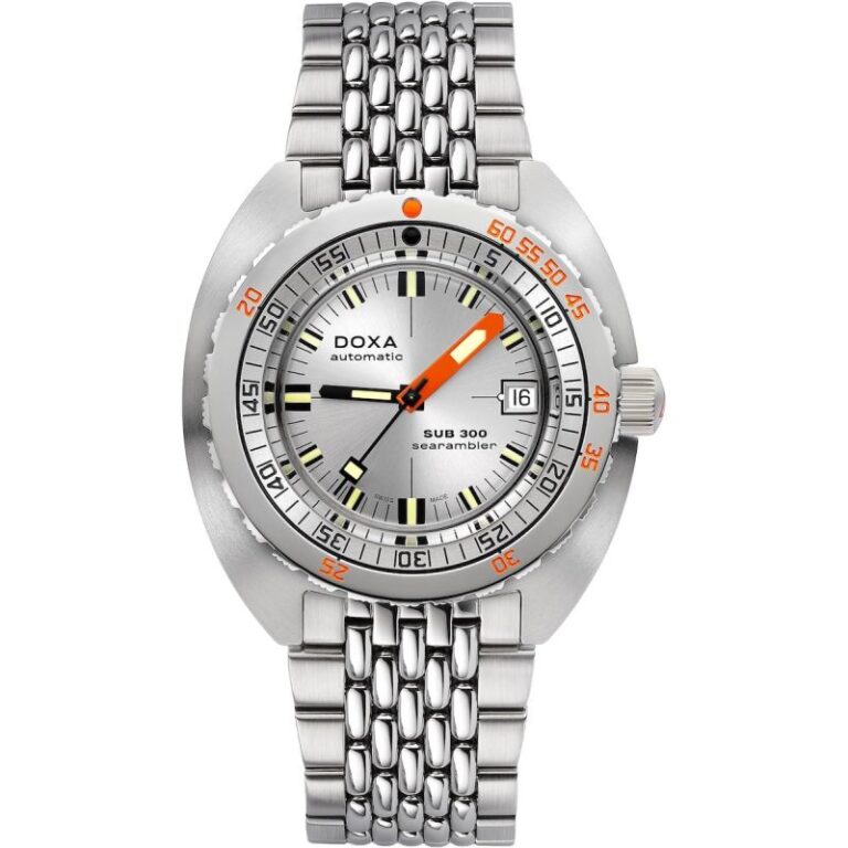 Montre de plongée Doxa SUB 300 Searambler à cadran argenté
