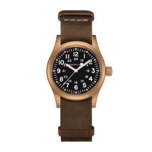 Montre Hamilton Khaki Field Mechanical Bronze H69459530