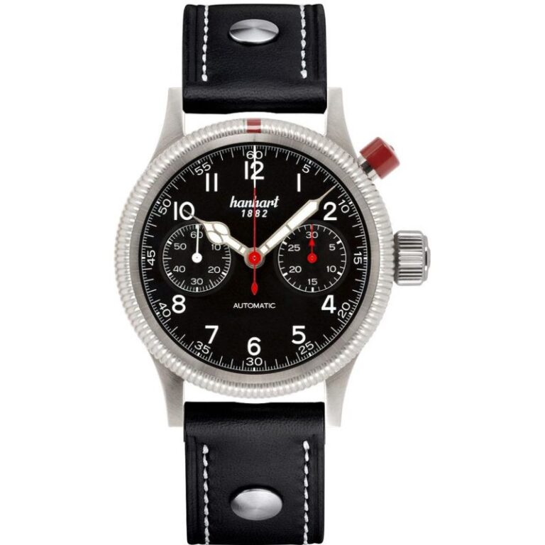 Montre chronographe Hanhart Pioneer MK I automatique, 40 mm