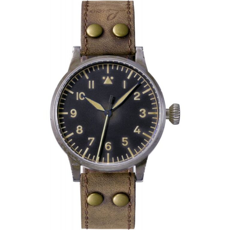 Montre de pilote Laco Münster Erbstück réf. 861931, boîtier patiné