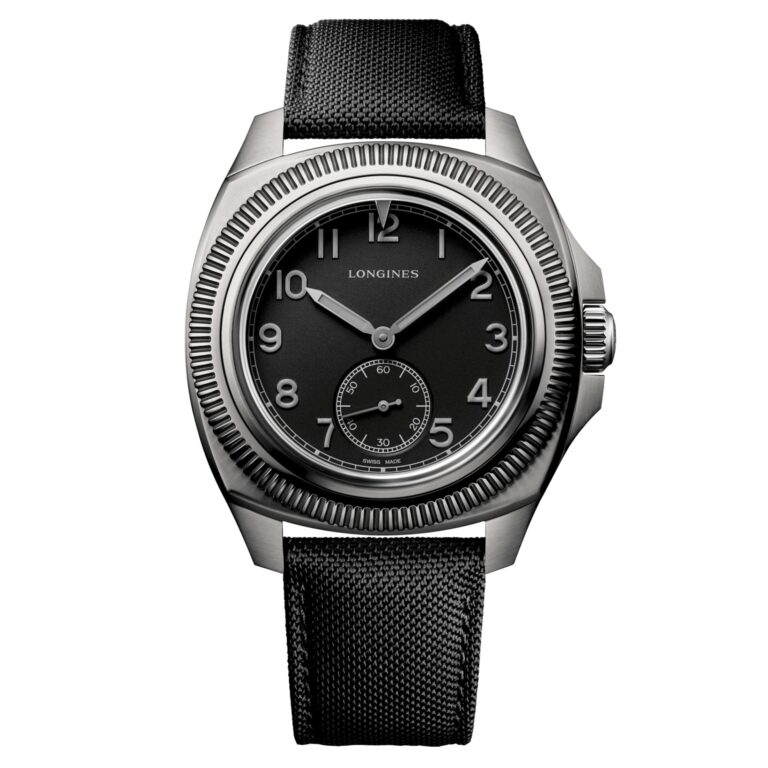 Montre Longines Pilot Majetek Pioneer Edition automatique 43 mm, cadran noir