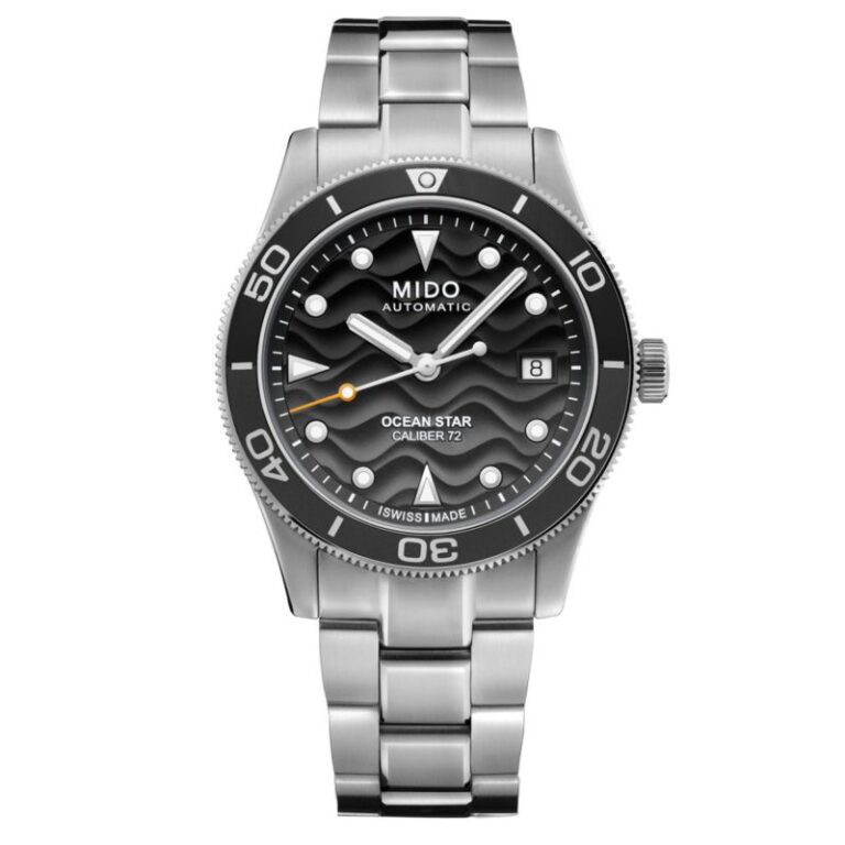 Montre Mido Ocean Star 39 automatique à cadran gris et bracelet acier, 39,5 mm