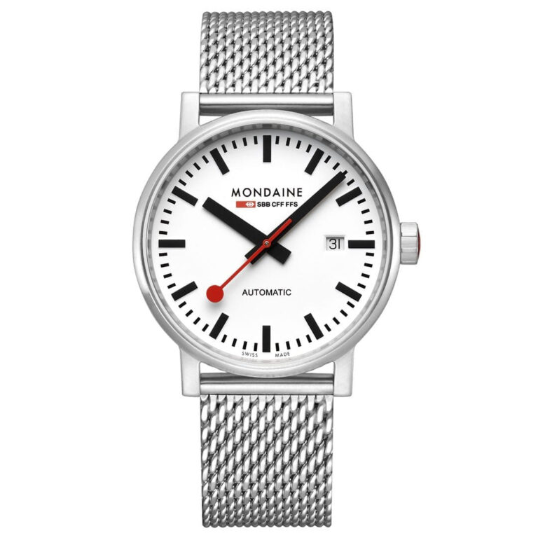 Montre Mondaine evo2 Automatic 40 mm sur bracelet acier
