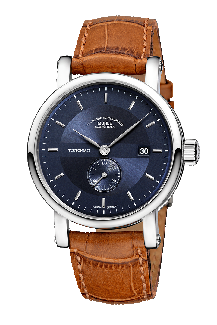 Montre Mühle Glashütte Teutonia II Petite Seconde à cadran bleu nuit, 41 mm