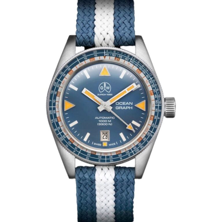 Montre de plongée Ollech & Wajs OW Ocean Graph automatique, 39,5 mm