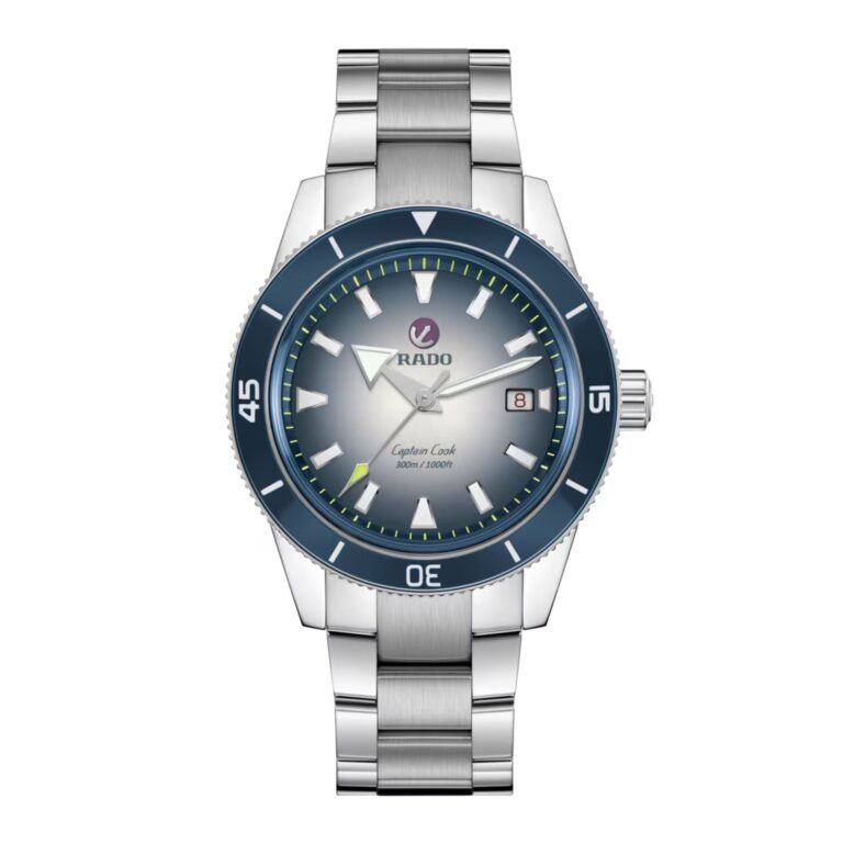 Montre Rado Captain Cook automatique 42 mm cadran bleu