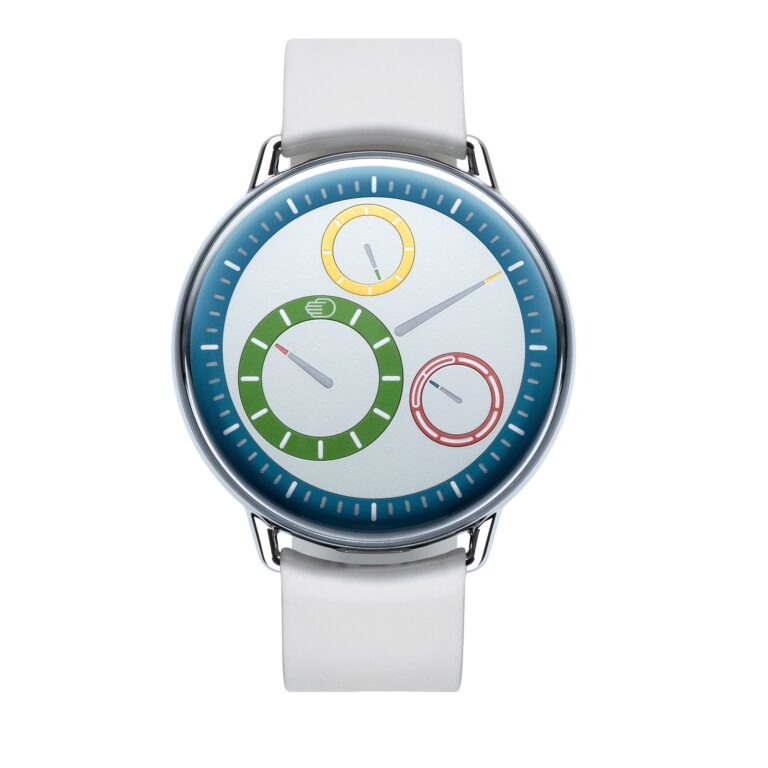 Montre Ressence Type 1 Round Multicolore en titane, cadran à disques orbitaux multicolores, 42 mm