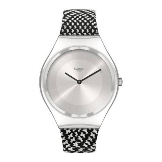 Montre Swatch Irony Black’n’White à quartz, boîtier et bracelet acier, 38 mm