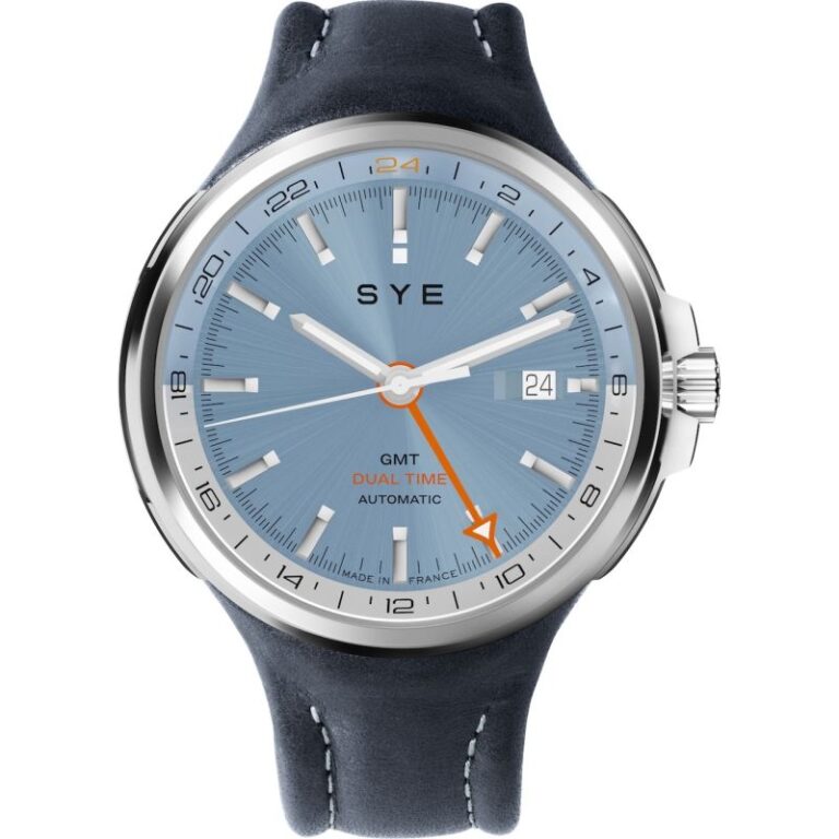 Montre SYE Cannonball GMT Tulsa automatique à second fuseau horaire, 40,5 mm