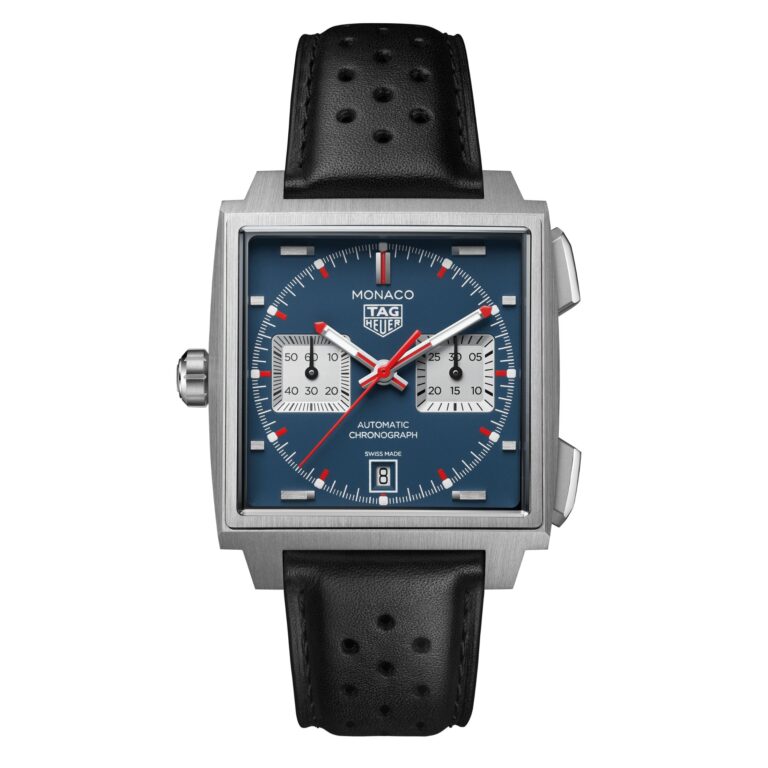 Montre TAG Heuer Monaco Calibre TH20-11 Titane automatique à cadran bleu, 39 mm