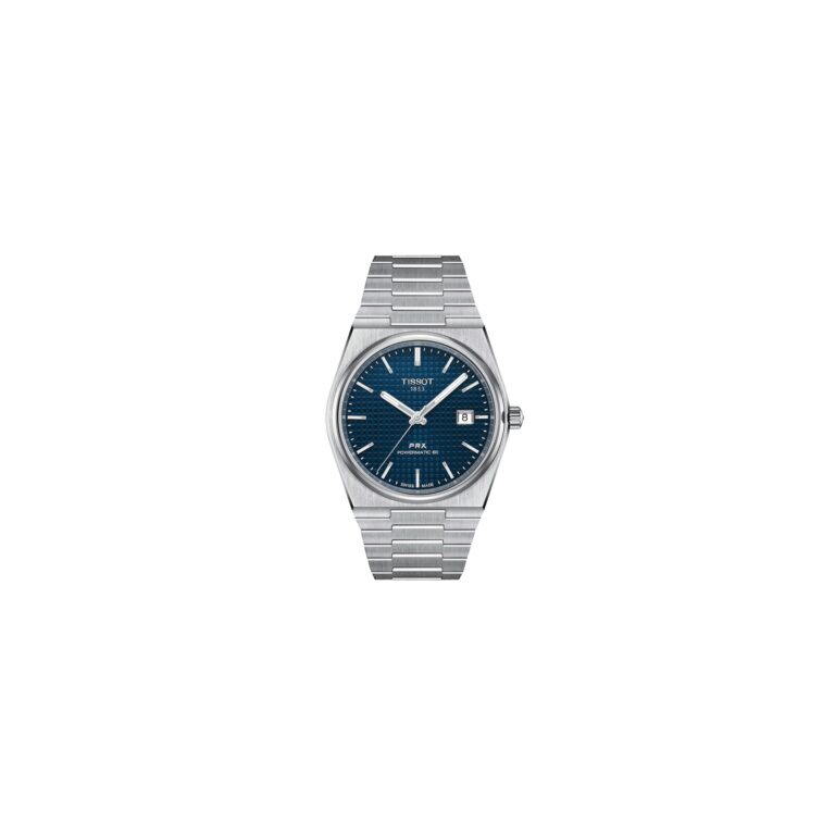 Montre automatique Tissot PRX Powermatic 80 à cadran bleu