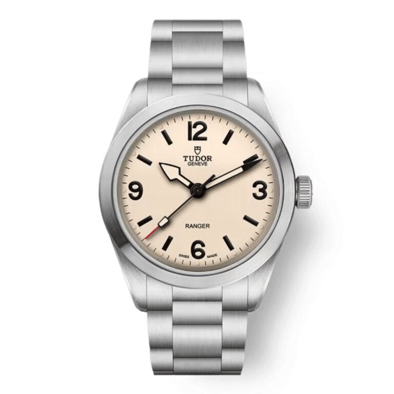 Montre Tudor Ranger automatique à cadran beige et bracelet acier, 39 mm