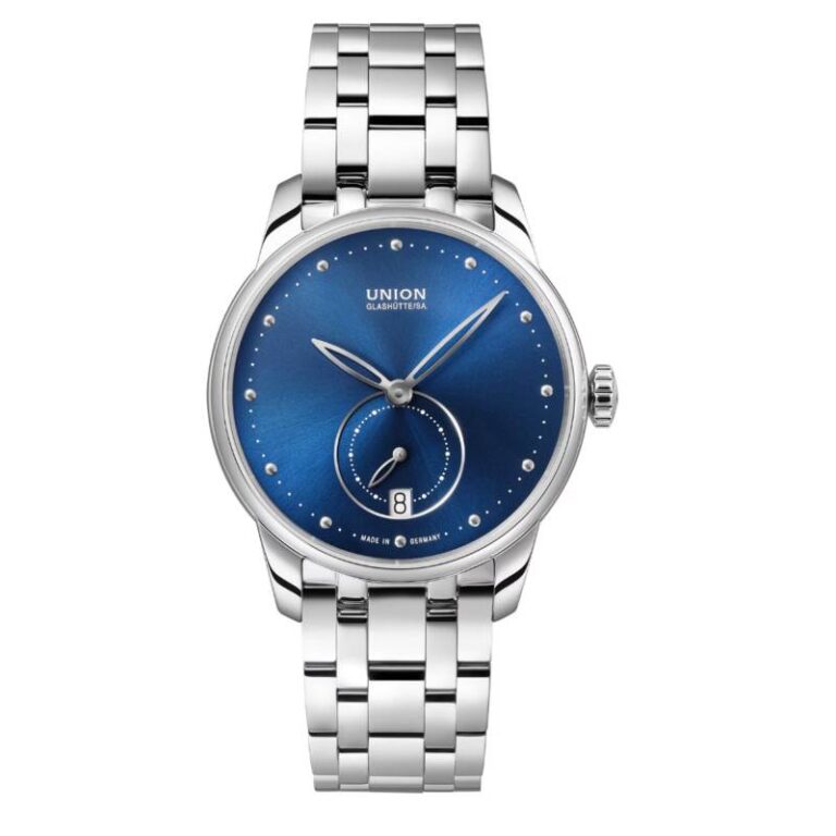 Montre Union Glashütte Seris Small Second à petite seconde, 36 mm, bracelet acier