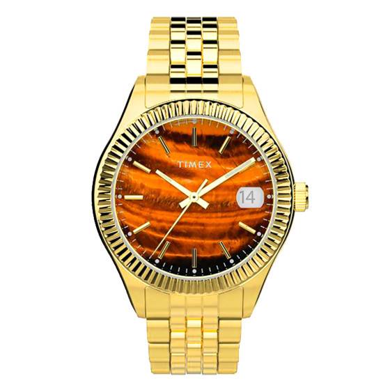 Montre Timex Waterbury Legacy TW2T87100 en acier doré, 34 mm