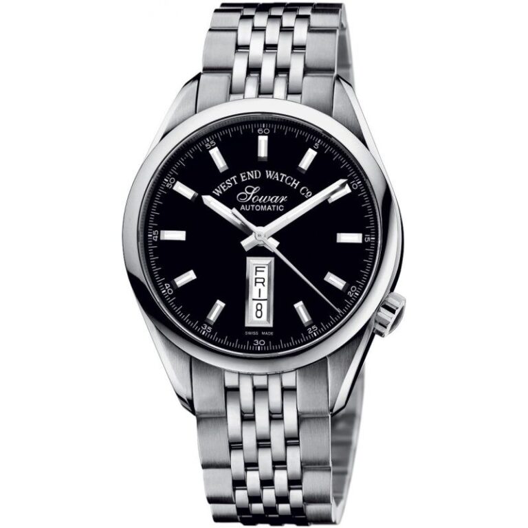 Montre West End Watch Co. Silk Road II à cadran noir