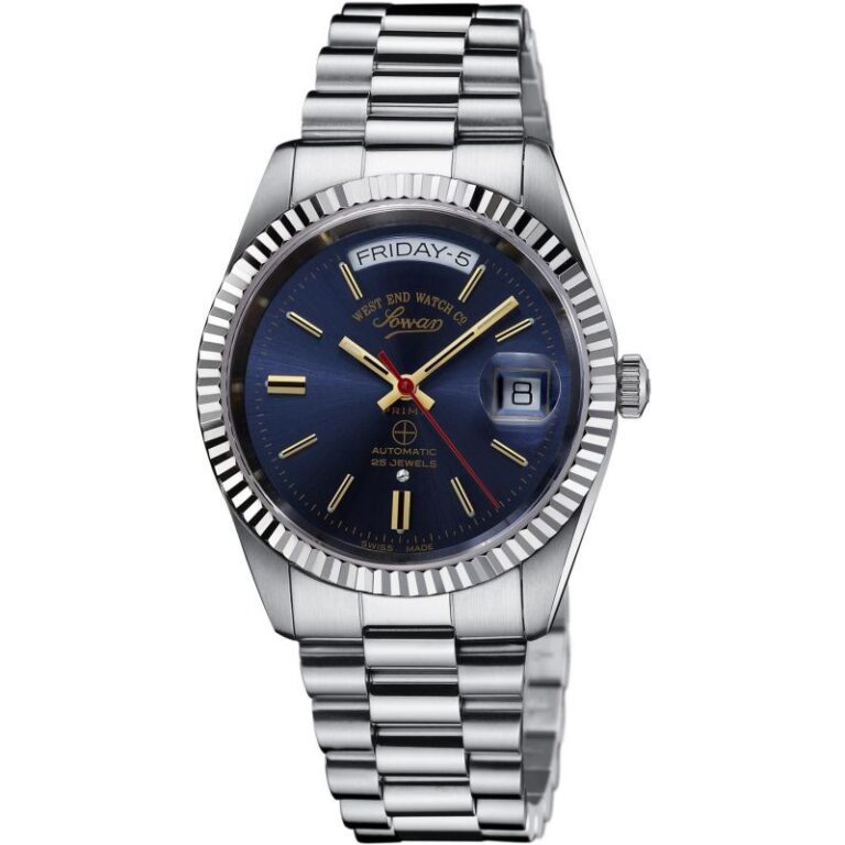 Montre West End Watch Co. The Classics automatique, version Silver/Blue