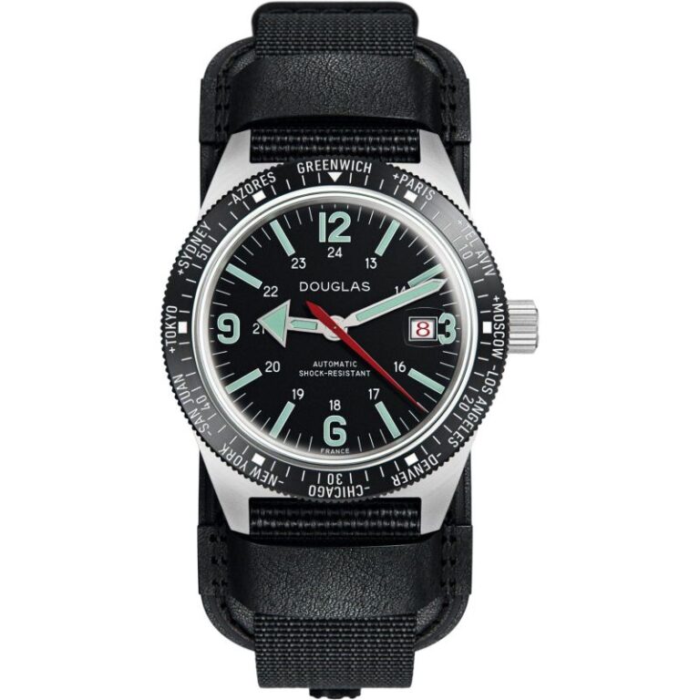 Montre Wolbrook X-15 Skindiver WT Professional à lunette worldtimer, hommage à l’avion-fusée X-15