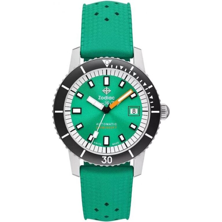 Montre Zodiac Super Sea Wolf Compression ZO9305 à cadran vert d’eau, 40 mm