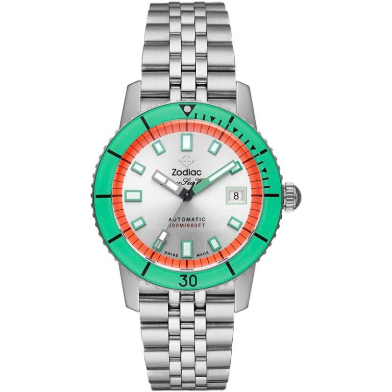 Montre Zodiac Super Sea Wolf Watermelon ZO9269, vue de face