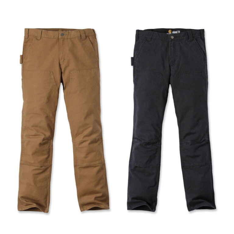 Pantalon de travail Carhartt en toile Cotton Duck marron