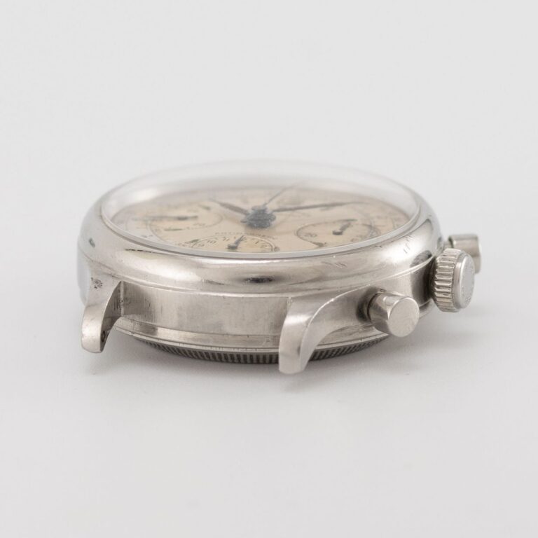 Détail de la Rolex chronographe Oyster réf. 4048 « Barilotto », vers 1942