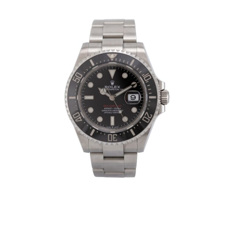 Rolex Sea-Dweller 126600 en acier, cadran noir à inscription Sea-Dweller rouge, lunette céramique noire