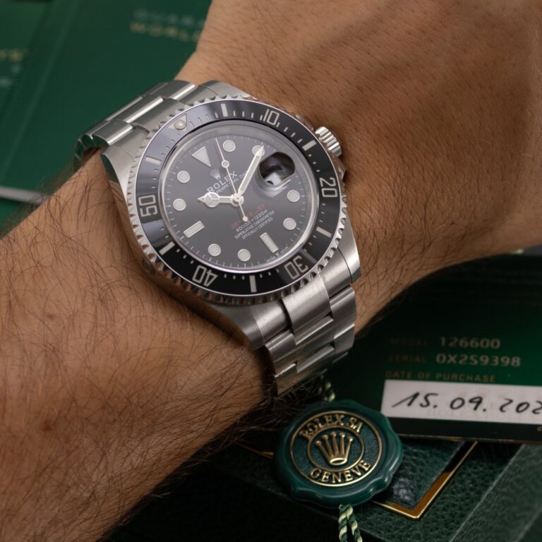Détail, Rolex Sea-Dweller réf. 126600, vers 2021