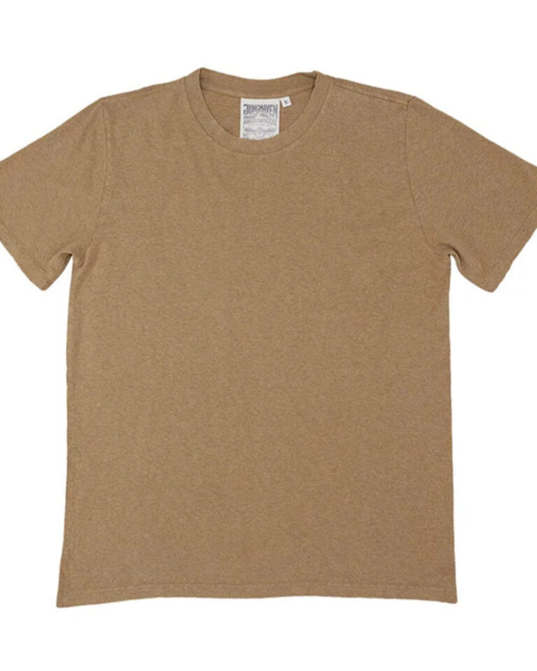 T-shirt Jungmaven Jung en chanvre et coton bio, coloris Coyote