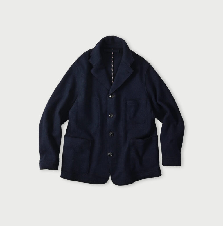 Veste Jersey Melton Nimes bleu marine, 45R